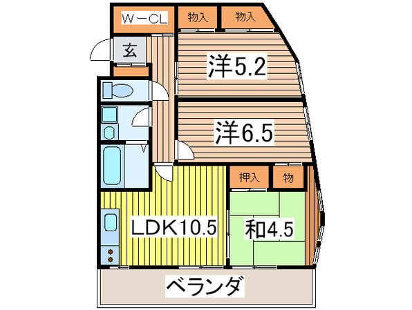 レ・アール・ジャルダンの物件間取画像